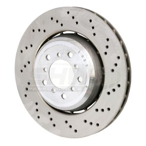 BMW M3 Brake Rotor (1) - Right Front - SHW Performance - Cross-Drilled Lightweight - `08-`13 BMW M3 Brake Rotor (1) - Right Front - SHW Performance - Cross-Drilled Lightweight - `08-`13